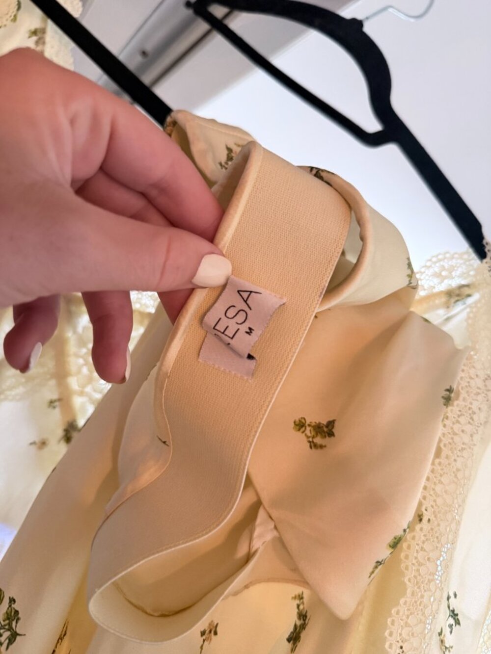 RESA Juliette Skirt Set & Eloise Top, Butter Floral Yellow Lace - Picture 5 of 5